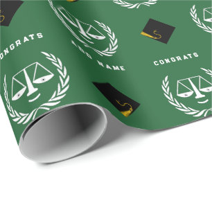 Geschenkverpackungspapier für den Abschluss an der Geschenkpapier