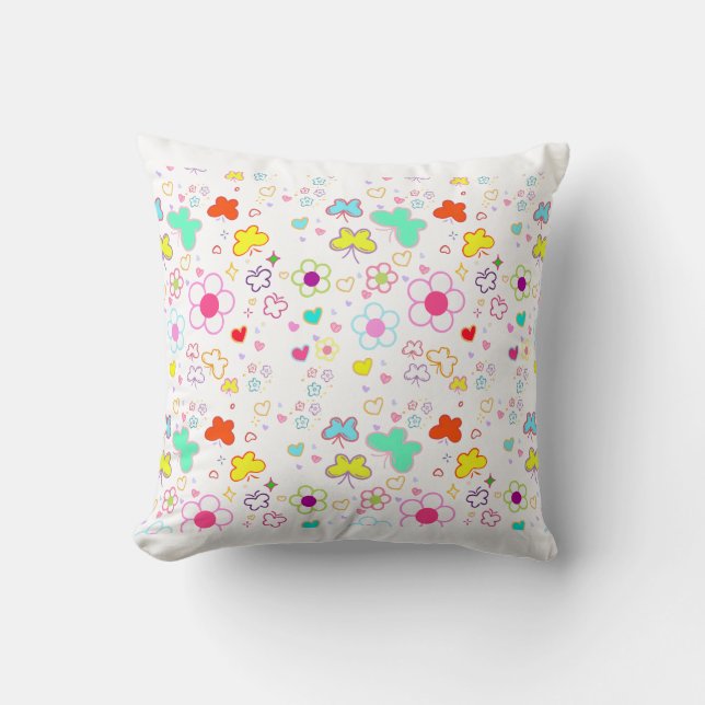 Geschenkverpackungspapierdesign Kissen (Vorderseite)