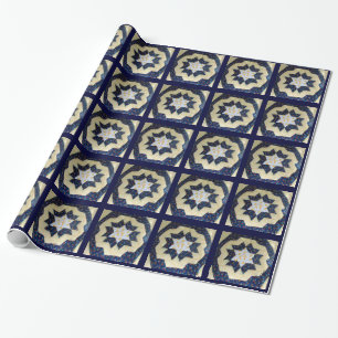 Geschenkwrap - Muster der gequilten Star-Blume Geschenkpapier
