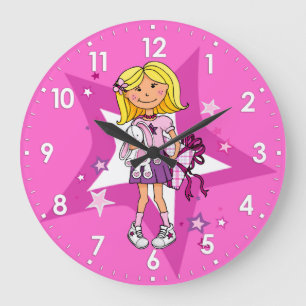 Geschenkwüre für kleine Mädchen in der rosa Zimmer Große Wanduhr