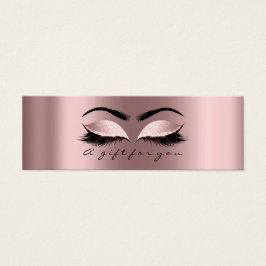 Geschenkzertifikat Kleine Lashes Makeup Funkelnd M