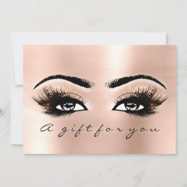 Geschenkzertifikat Peach Rose Lashes Schönheitsmit