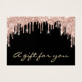 Geschenkzertifikat Rose Tropfen Lashes Makeup Arti