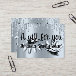 Geschenkzertifikat Wellness-Center Nails Luxury Bl Visitenkarte