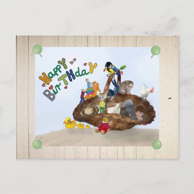 Geschich tenkorb postkarte (Vorderseite)