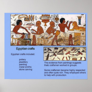 Geschichte, altes Ägypten, ägyptisches Handwerk Poster