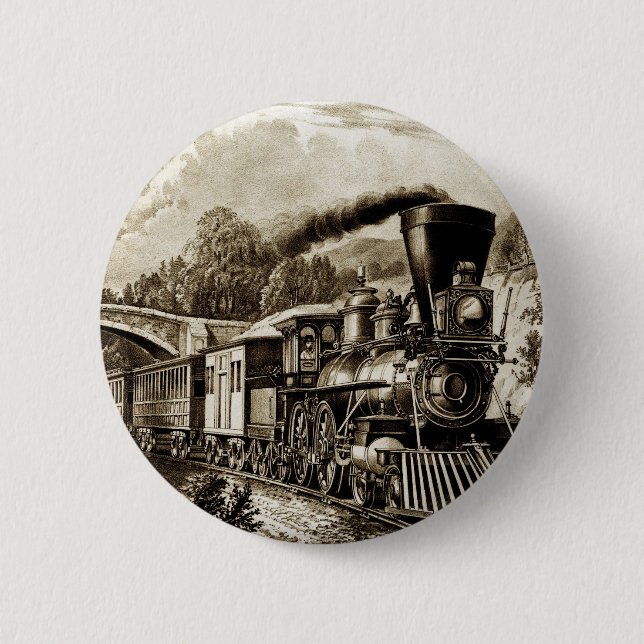 Geschichte der Dampflokomotive-Motor Button (Vorderseite)