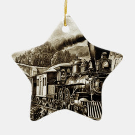 Geschichte der Dampflokomotive-Motor Keramikornament