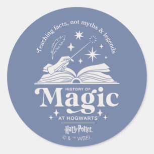 Geschichte der Magie bei HOGWARTS™ Runder Aufkleber