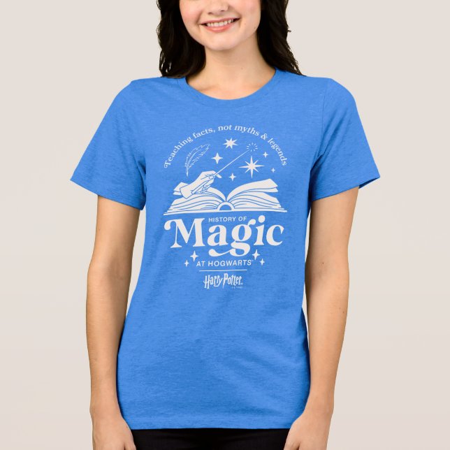 Geschichte der Magie in HOGWARTS™ Tri-Blend Shirt (Vorderseite)