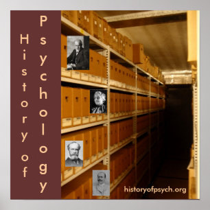 Geschichte der Psychologie-Plakat-Archiv-Ausgabe Poster