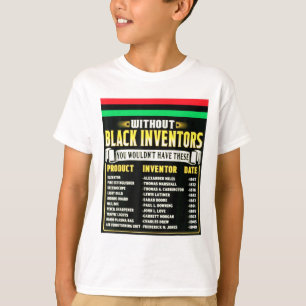 Geschichte der schwarzen Erfinder T-Shirt
