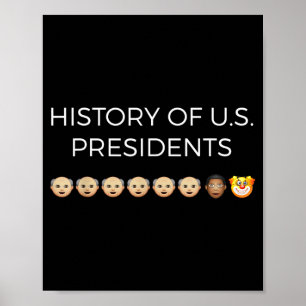 Geschichte der US-Präsidenten widersteht Poster