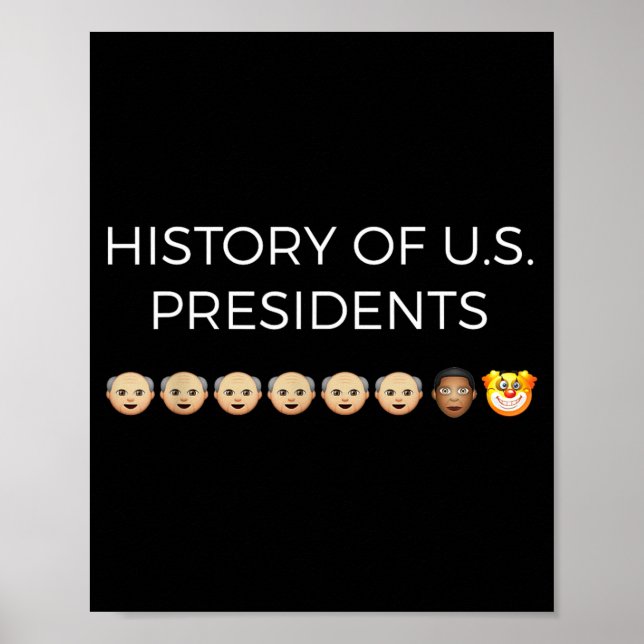Geschichte der US-Präsidenten widersteht Poster (Vorne)