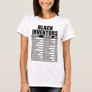 Geschichte der vergessenen schwarzen Erfinder Schw T-Shirt
