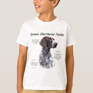 Geschichte des Deutsch Kurzhaar Design T-Shirt