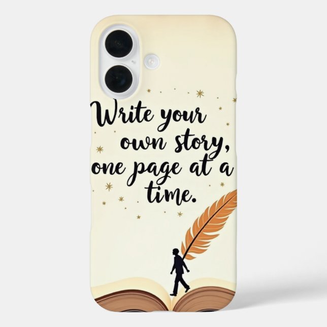 Geschichte in Ihren Händen iPhone 16 Hülle (Rückseite)