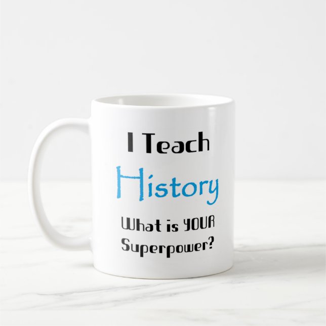 Geschichte unterrichten kaffeetasse (Links)