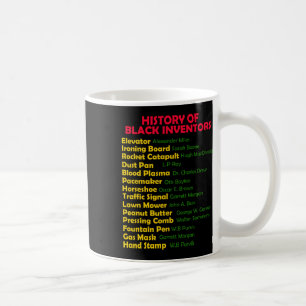 Geschichte von Black Inventors Black History Monat Kaffeetasse