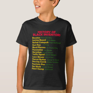 Geschichte von Black Inventors Black History Monat T-Shirt