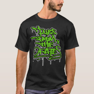 Geschichten aus den Kisten Handschrift-Tropfen-Shi T-Shirt