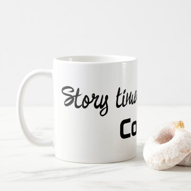 Geschichten beginnen mit Kaffeetassen  (Mit Donut)