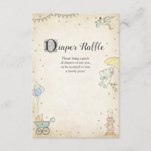 Geschichten-Buch-Babyparty-Windelraffle-Karte Einladung