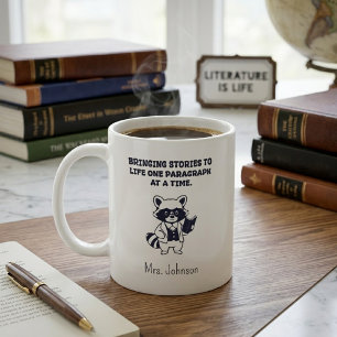 Geschichten ein Absatz nach dem anderen zum Leben  Kaffeetasse