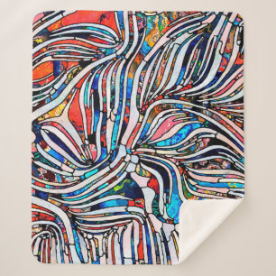 Geschichten kaputt. Unity of Stached Glass Serie.  Sherpadecke