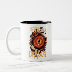 Geschichten von Purga - Drache Zweifarbige Tasse