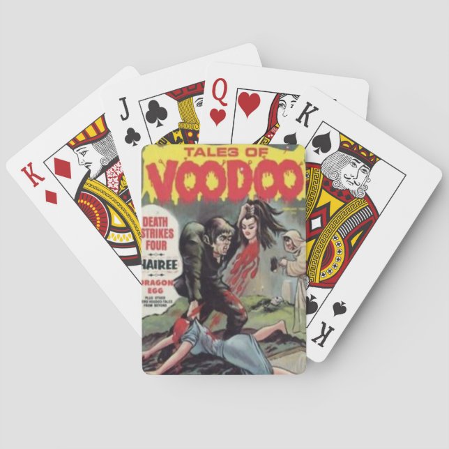 Geschichten von Voodoo 1 Spielkarten (Rückseite)