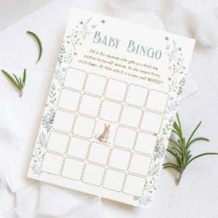 Geschichtenbuch-Baby-Party-Baby-Bingo-Spielkarte Einladung