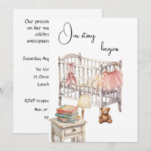 Geschichtsbuch-Baby-Party-Digital-Download-Einladu Einladung