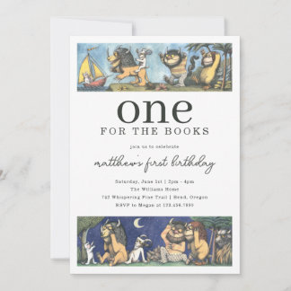 Geschichtsbuch Wilder Erster Geburtstagsabenteuer Einladung