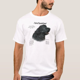 Geschichtsdesign in Neufundland (Schwarz) T-Shirt
