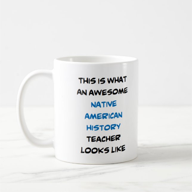 Geschichtslehrer aus den USA, phantastisch Kaffeetasse (Links)