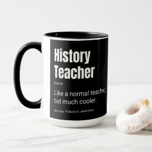 Geschichtslehrer Funny Professor Definition Tasse