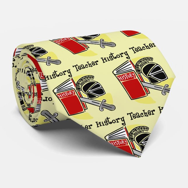 Geschichtslehrer Schwertbuch Ritter Krawatte (Gerollt)