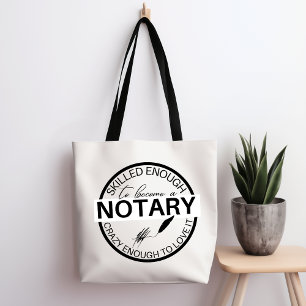 Geschickt genug, um ein Notar Tote Bag zu werden Tasche