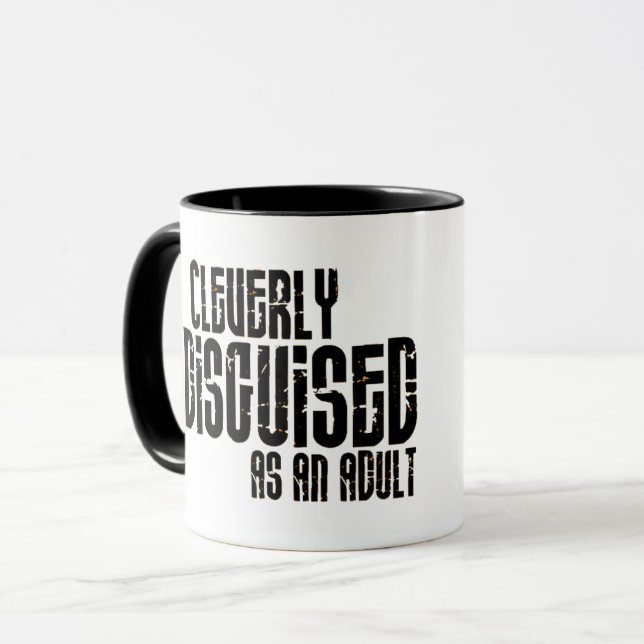 geschickt getarnt tasse (Vorderseite Links)