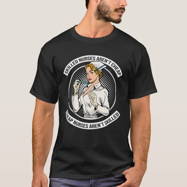 Geschickte Krankenschwestern sind nicht billig Kra T-Shirt (Vorderseite)