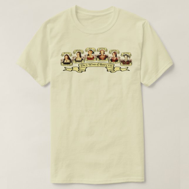 Geschieden, Beheaded, DIed... Ehefrauen von Henry  T-Shirt (Design vorne)