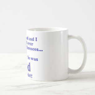 geschieden kaffeetasse
