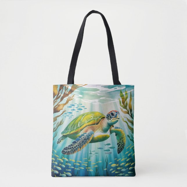 Geschilderte Schildkröte Tasche (Vorderseite)