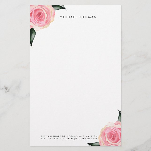 Geschirr Briefpapier (Vorderseite)