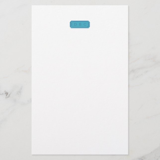 Geschirr Briefpapier (Vorderseite)