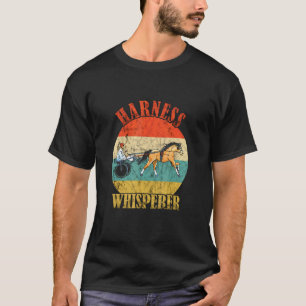Geschirr Flüsterer Trabrennsport Retro Trab Traber T-Shirt