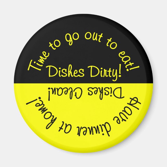 Geschirrspülmagazin Magnet (Vorne)