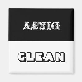 Geschirrspülmaschine Magnet sauber oder dreckig