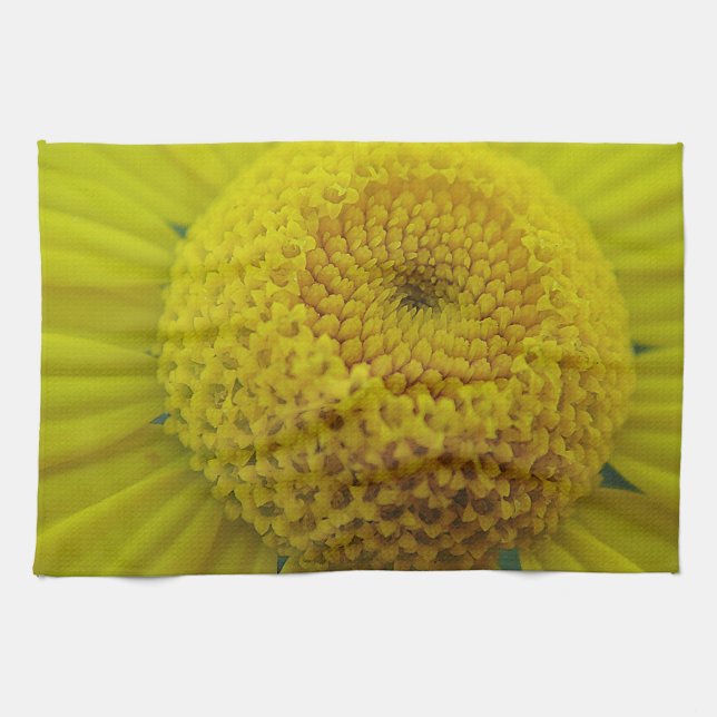 Geschirrtuch gelbe Margeritenblüte (Horizontal)